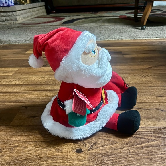 Hallmark Jolly Ho- Ho- Holidays Santa Stuffed Doll W/Talking Sound ~ New W/Video - Picture 9 of 14